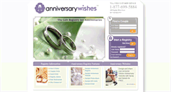Desktop Screenshot of anniversarywishes.com